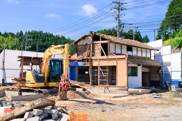 茨城県の空き家解体